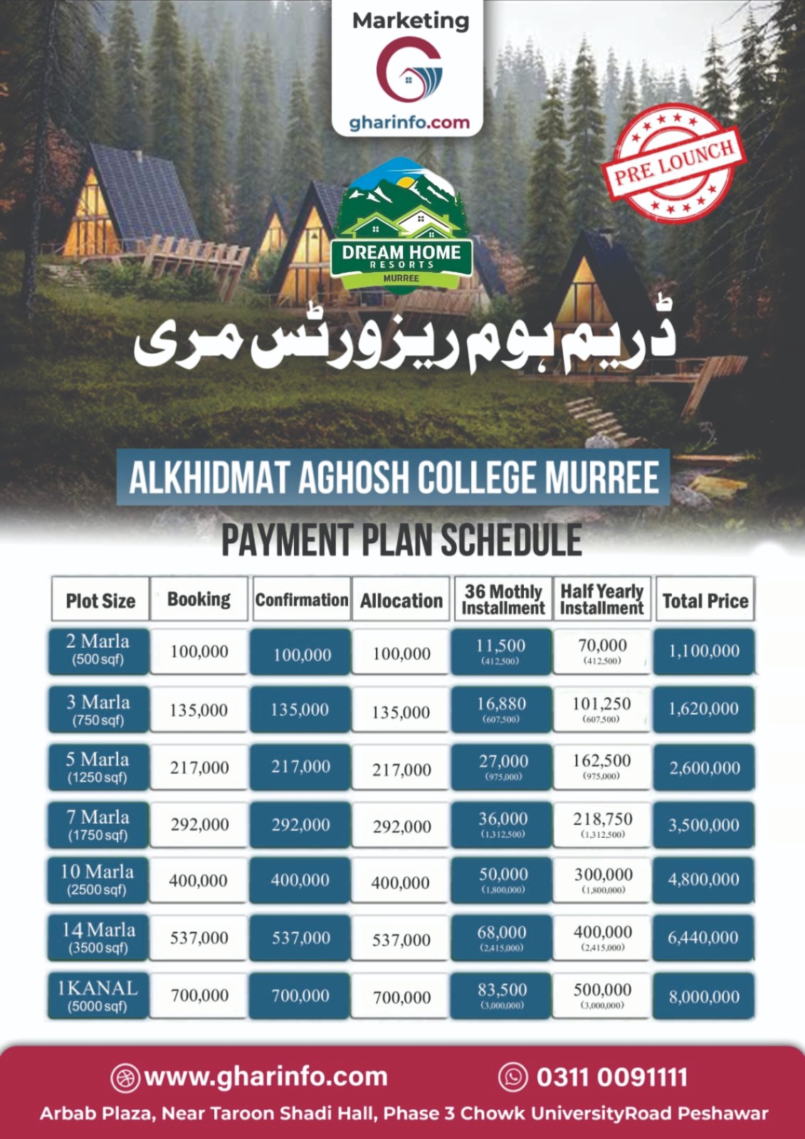 Dream Home Resorts Residential Society, Murree